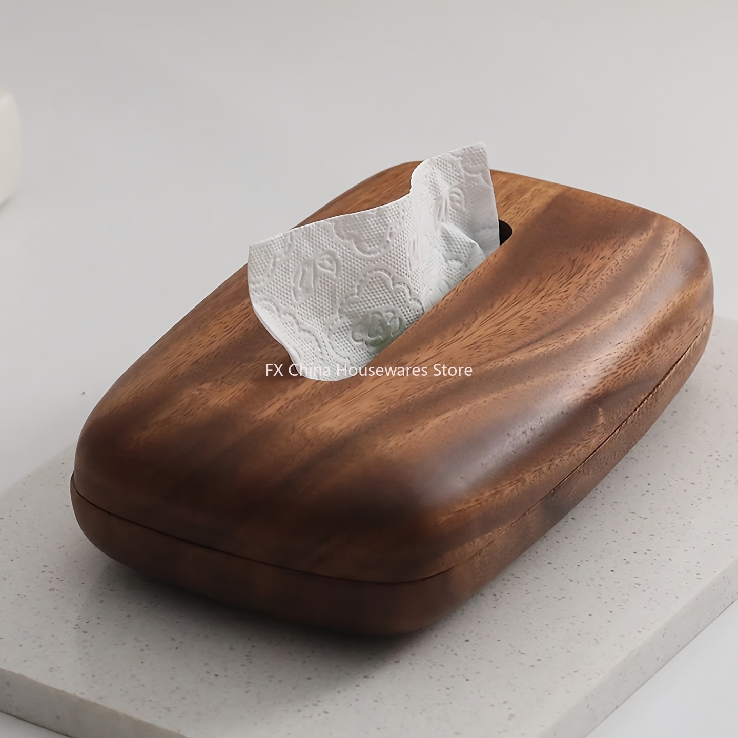Walnut Wood Tissue Box Cover H - đánh giá và giá Agar Tissue Culture