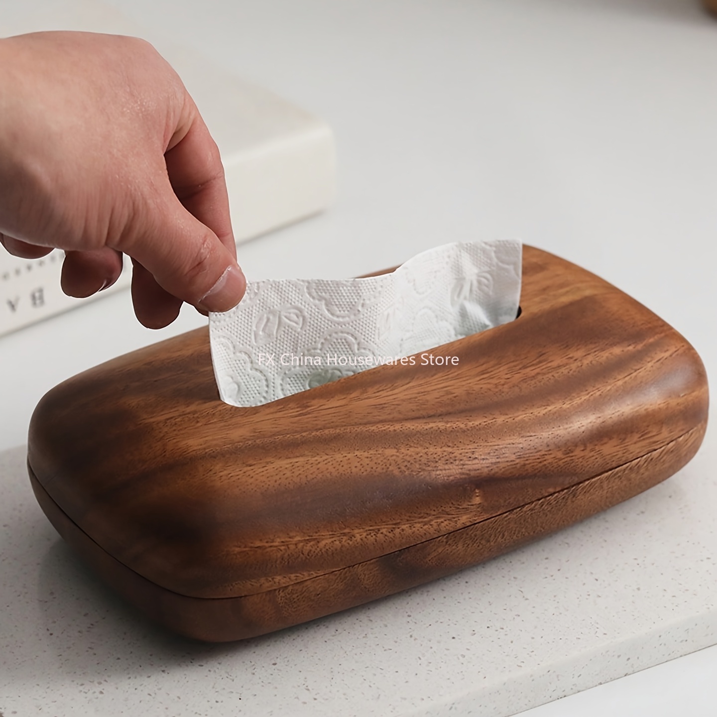 Walnut Wood Tissue Box Cover H - đánh giá và giá Agar Tissue Culture